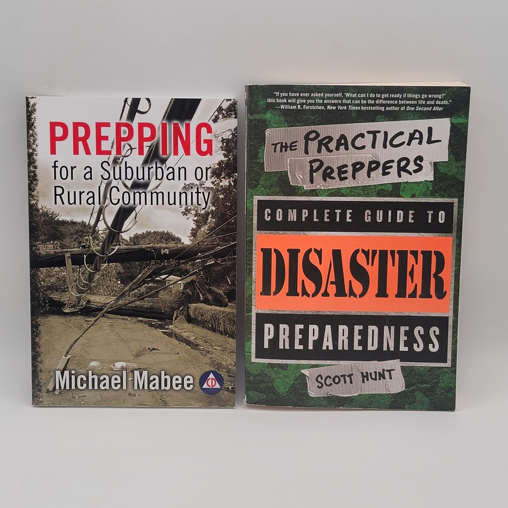 Michael Mabee Scott Hunt Prepping Disaster Preparedness Books Paperback Good